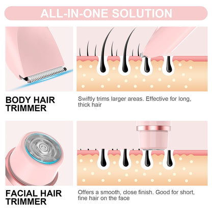 2 in 1 Dual Head Shaver