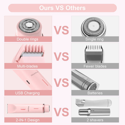 2 in 1 Dual Head Shaver