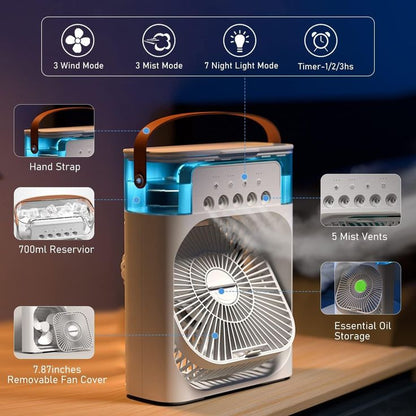 3-IN-1 HUMIDIFIER COOLING FAN