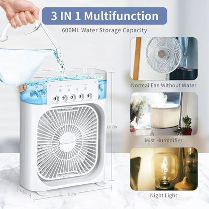 3-IN-1 HUMIDIFIER COOLING FAN