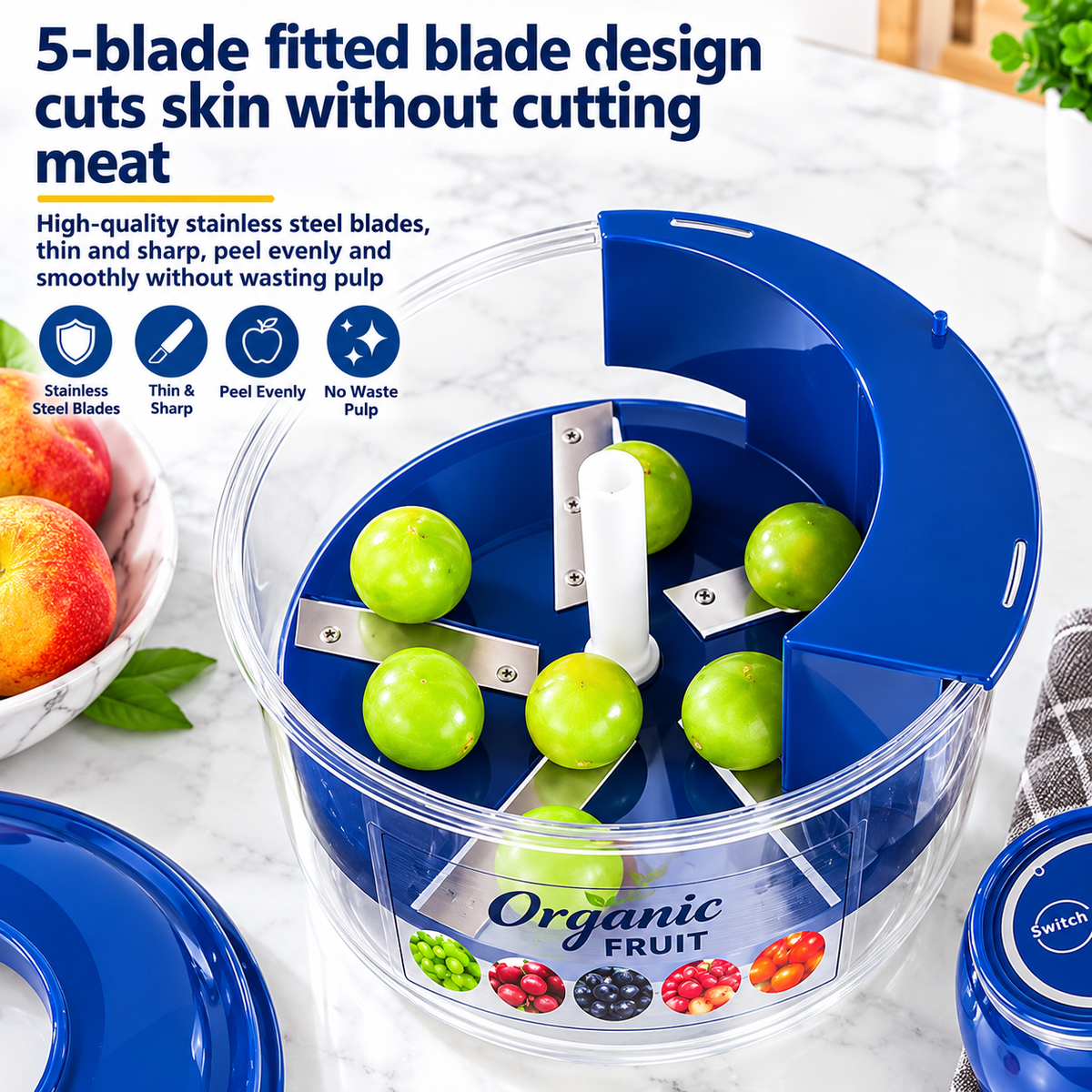 Fruit and vegetable peeler