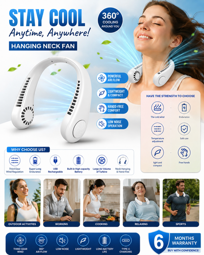 Vaneless Neck Hanging Fan
