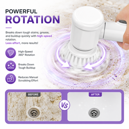 Electric Cleaning Magic Brush ( 5 in 1 )